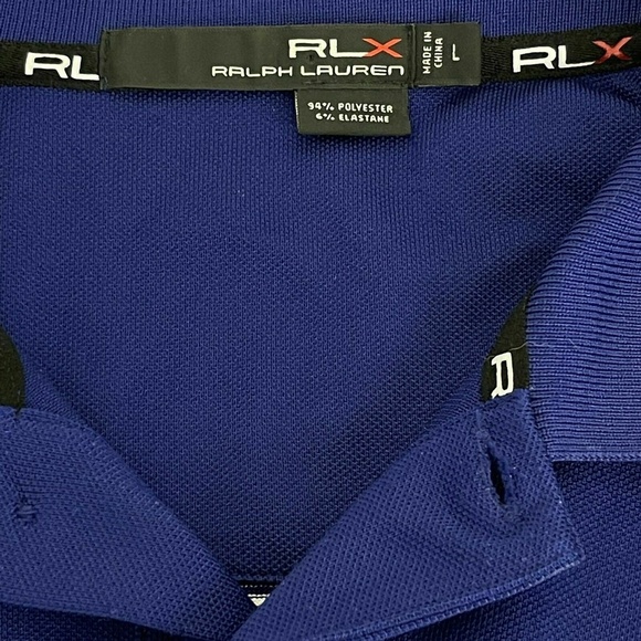 Polo Ralph Lauren RLX Blue Vintage Ryder Cup 2002 Medinah Mens Large - Picture 9 of 9